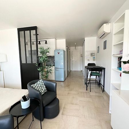 Nice, Grand Studio - Piscine - Terrasse Vue Mer Apartment Exterior foto