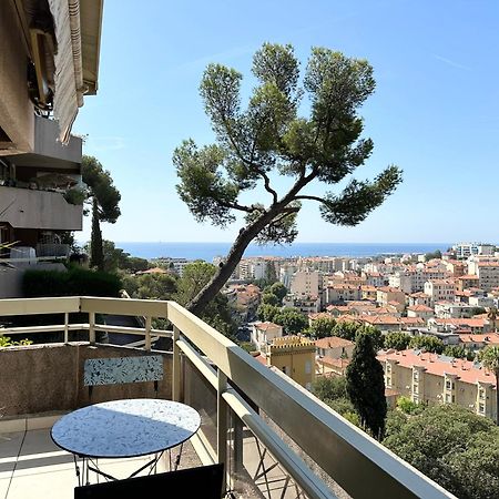 Nice, Grand Studio - Piscine - Terrasse Vue Mer Apartment Exterior foto