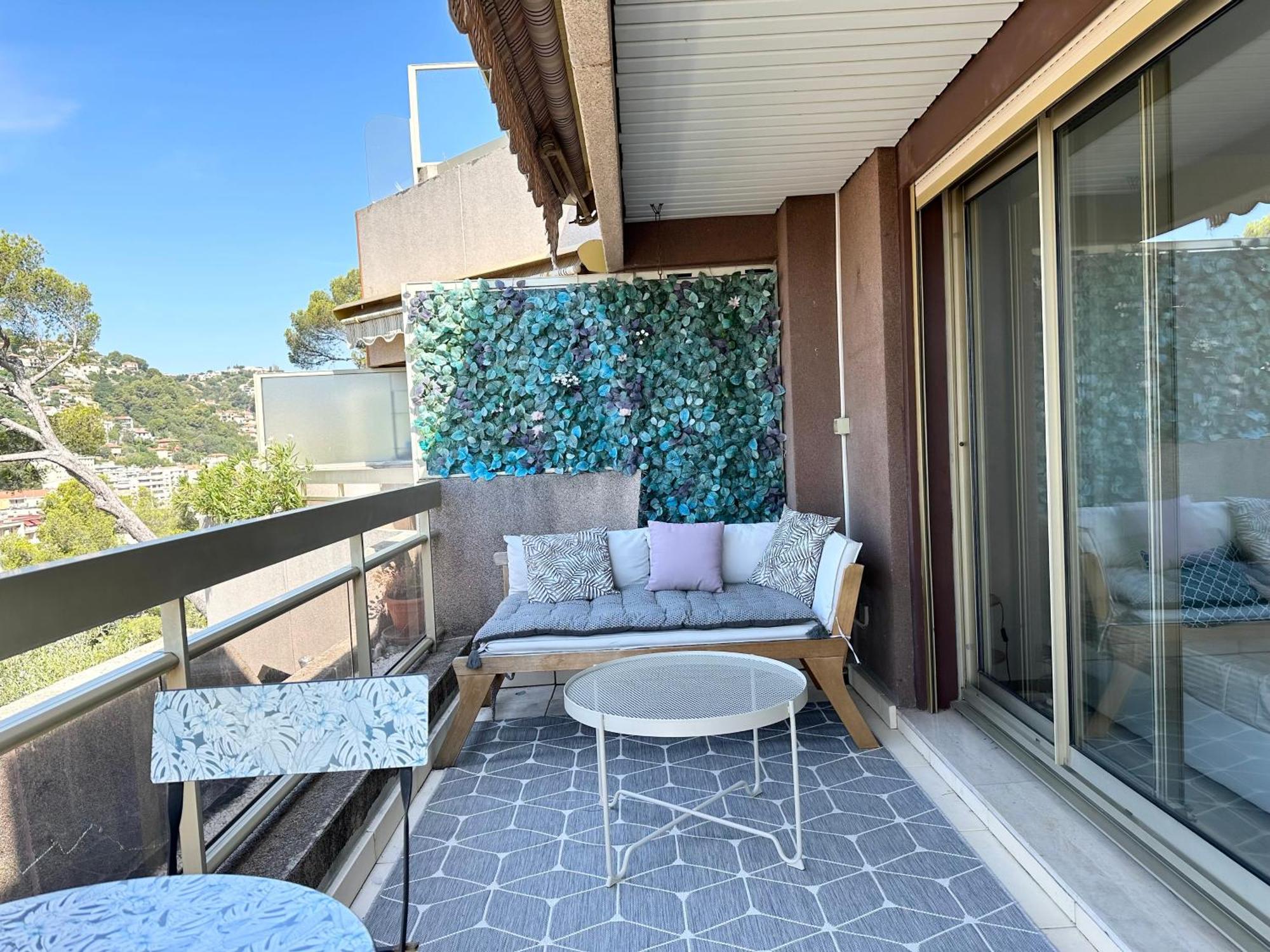 Nice, Grand Studio - Piscine - Terrasse Vue Mer Apartment Exterior foto